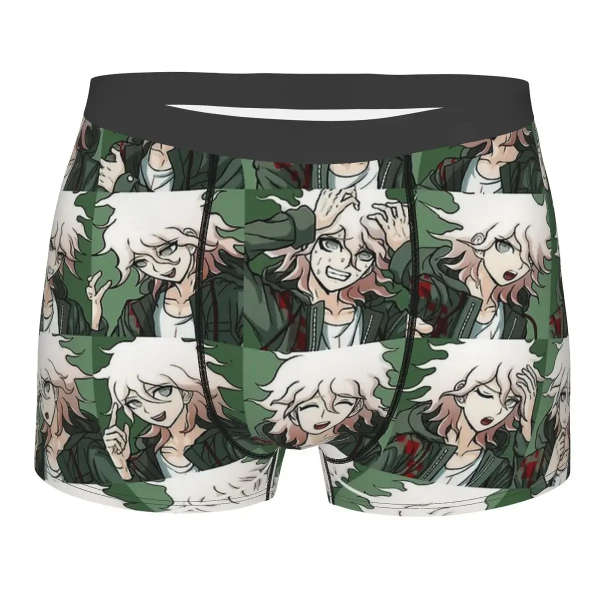 

Nagito Komaeda Danganronpa Underpants Breathbale Panties Man Underwear Comfortable Shorts Boxer Briefs