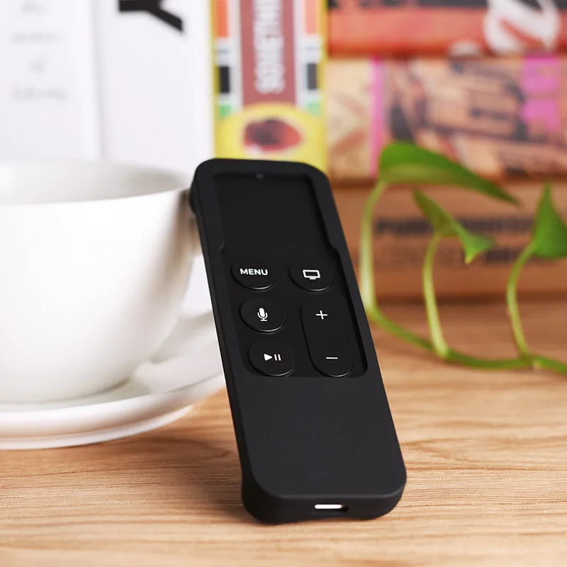 Silicone Remote Case Silicone Remote Cover Silicone Remote Sleeve Remote Controller Cover Silicone Case Protector Remote Control Cover for Apple TV 4K Shockproof Drop-proof Silicone Case (cover only, not includes remote control)