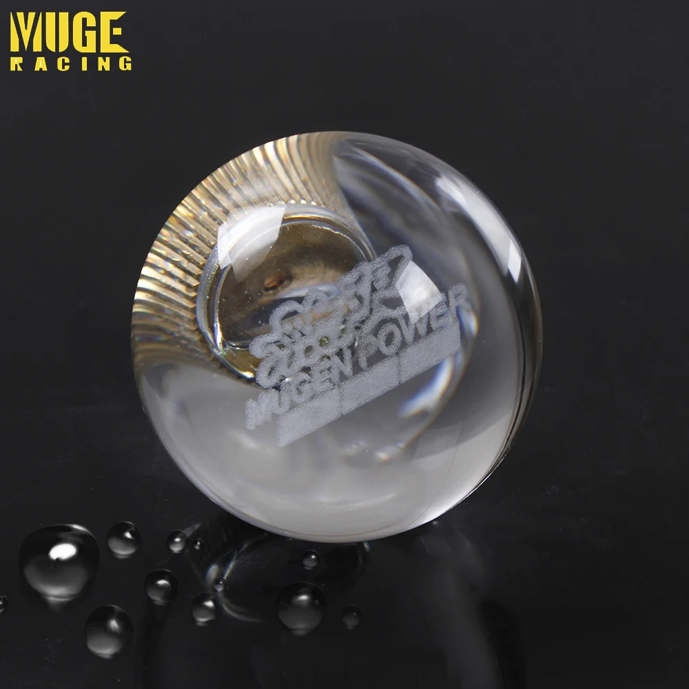 New arrived auto modification parts acrylic crystal transparent gear head （infinite logo） manual transmission shift SFN098 |