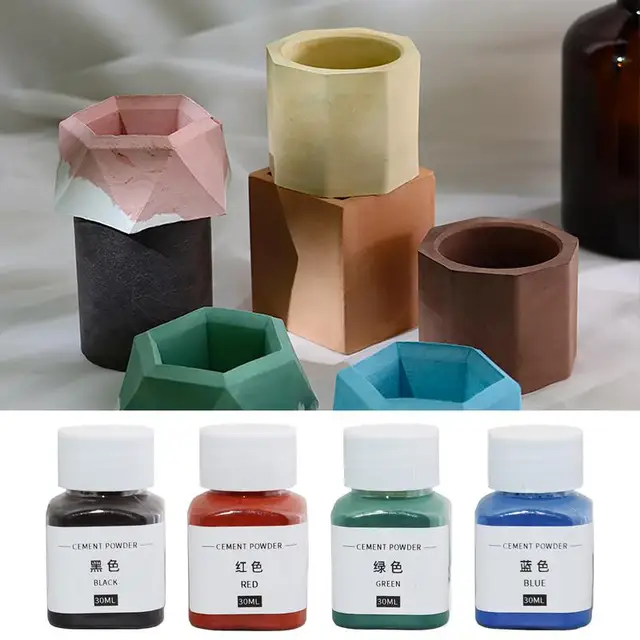 Polvere di cemento colorante per calcestruzzo 30ml pigmento per gesso colorante per gesso stucco stuccatura vernice al latte ceramica colorazione 1