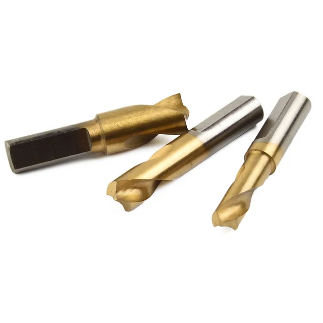 HSS CO Cobalt Spot Weld Drill Bit Set Kit Weld Cutter Cutting Accessories 1/4in 5/16in 3/8in Drill Bit Electric Power Tool - View #12