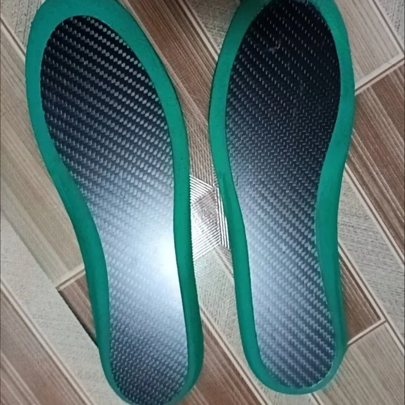탄소 섬유 깔창 내구성이 뛰어난 스포츠 운동화 깔창 업그레이드 버전 경량 러닝..