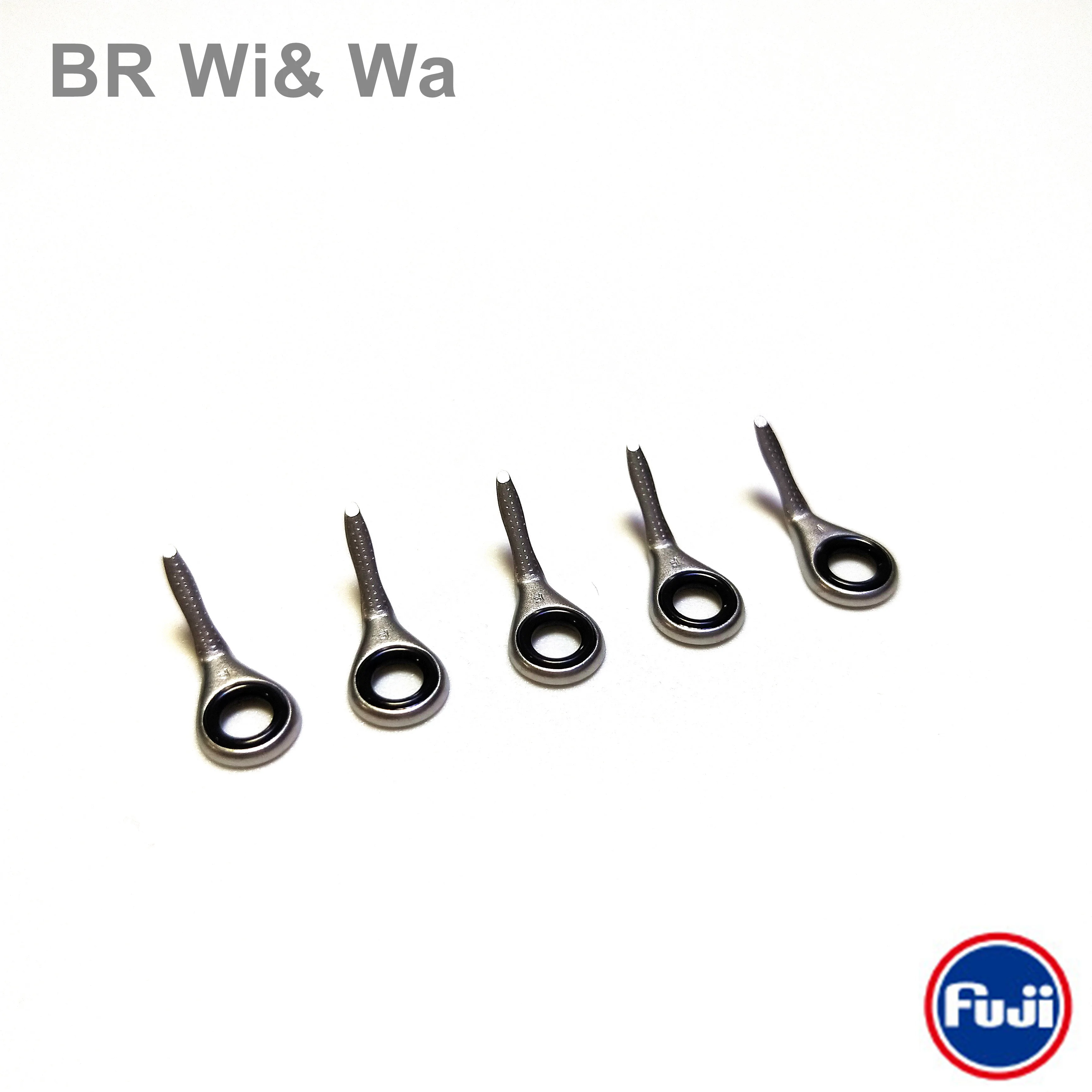 BR Wi&Wa Fuji CCLDBOG & BCLDBOG Ultra-light sloped tip section guide Repair Fishing rod 5pcs fishing rod