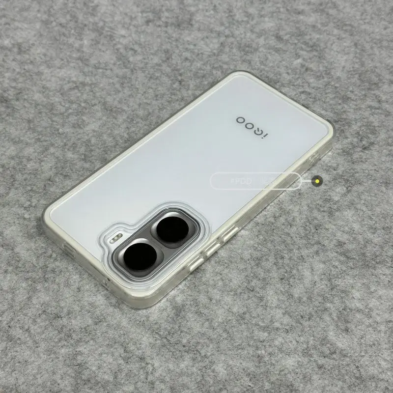 Transparent Two-in-One TPU Anti-fingerprint Shockproof Bumper Case
