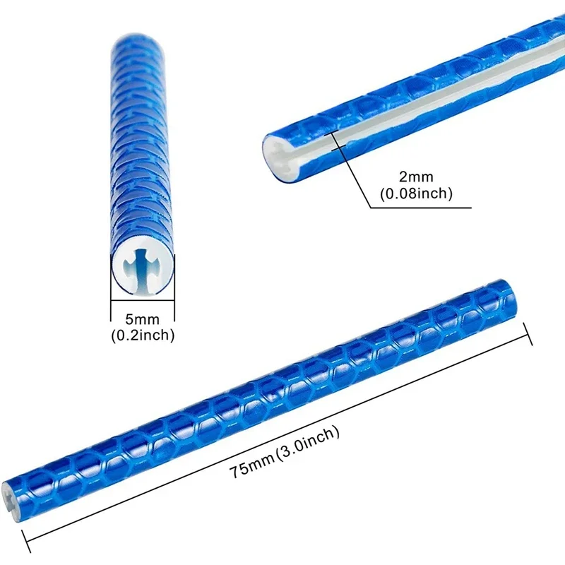 Bike Accessories 12PCS/Bag Bicycle Wheel Spokes Reflective Sticker Tube Strip Warning Light DIY 7.5cm MTB Cycling Reflector Reflective Safety Kit