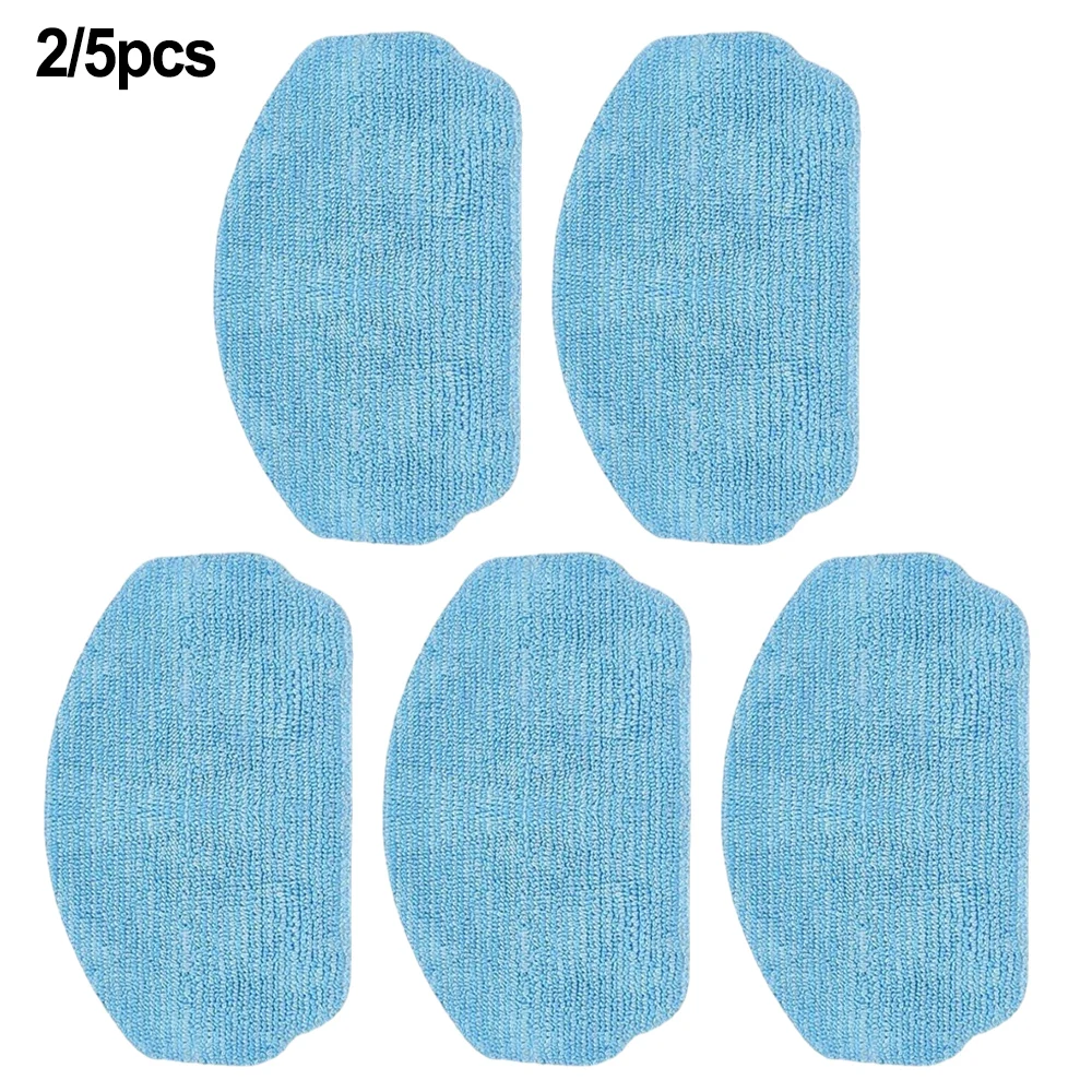 2/5 Pack Mop Cloth Cleaning Rag For Midea VCR04W Robot Vacuum Cleaner Parts Household Cleaning Tools Accessories new ty 5pcs mop head rotating cotton pads replacement cloth spin for wash floor round squeeze rag cleaning tools household