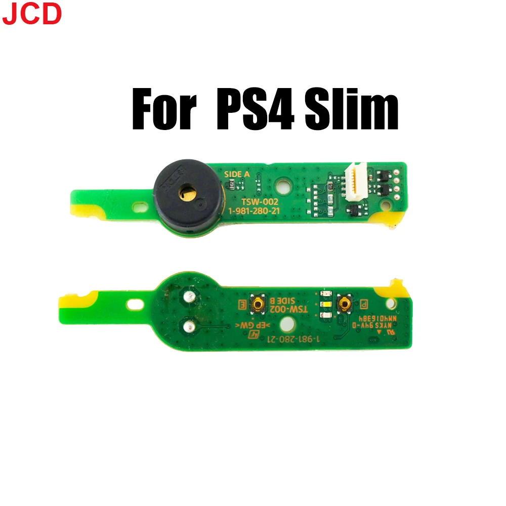 

JCD 1pcs New On Off Power Switch Eject Button PCB Board TSW 002 003 For PS4 Slim Console Repair Accessories