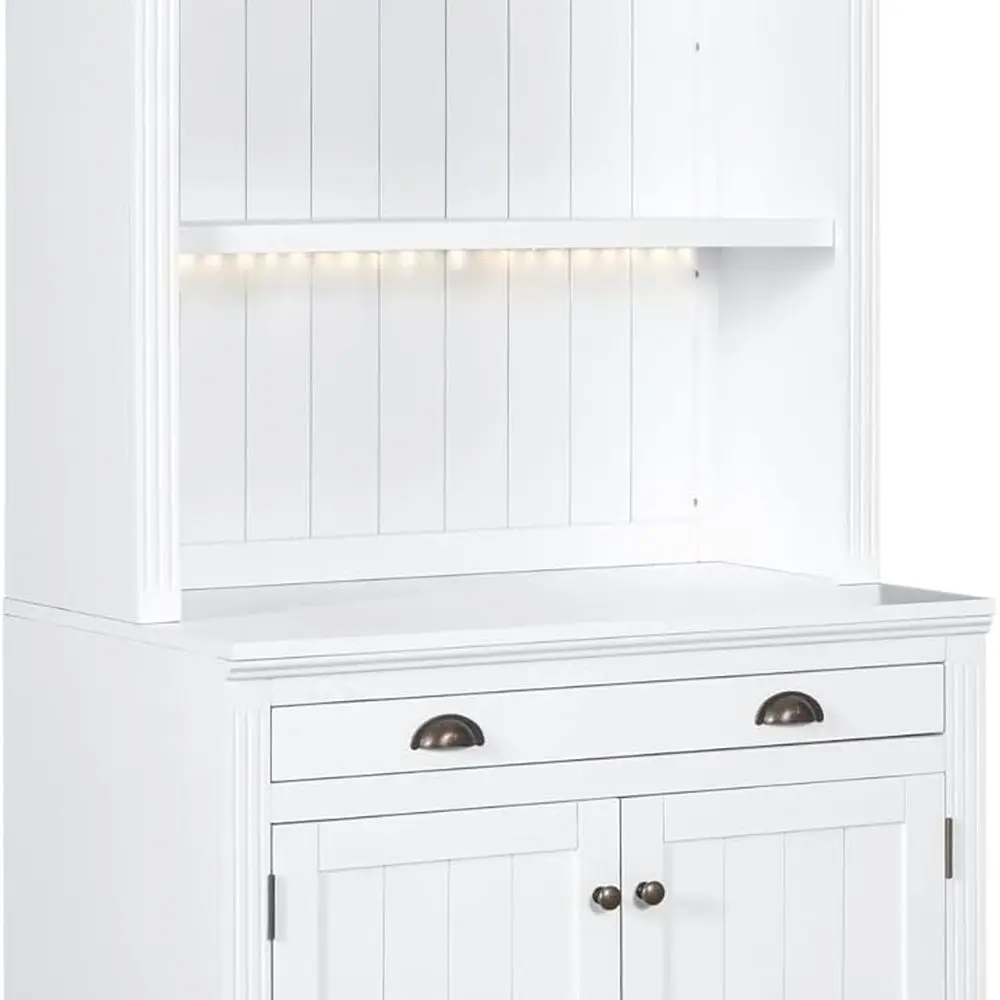 White Wood Bookcase – floor-to-ceiling profile