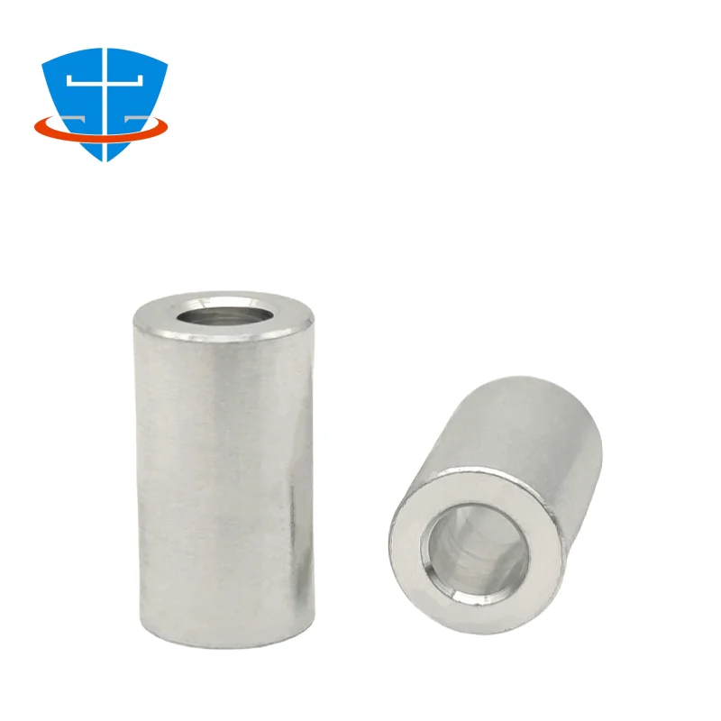 5/10pcs M2 M2.5 M3 M4 M5 Aluminum Alloy Bushing Gasket CNC sleeve Non-threaded Spacer For RC Model Part Length 2mm to 30mm aluminum alloy bushing