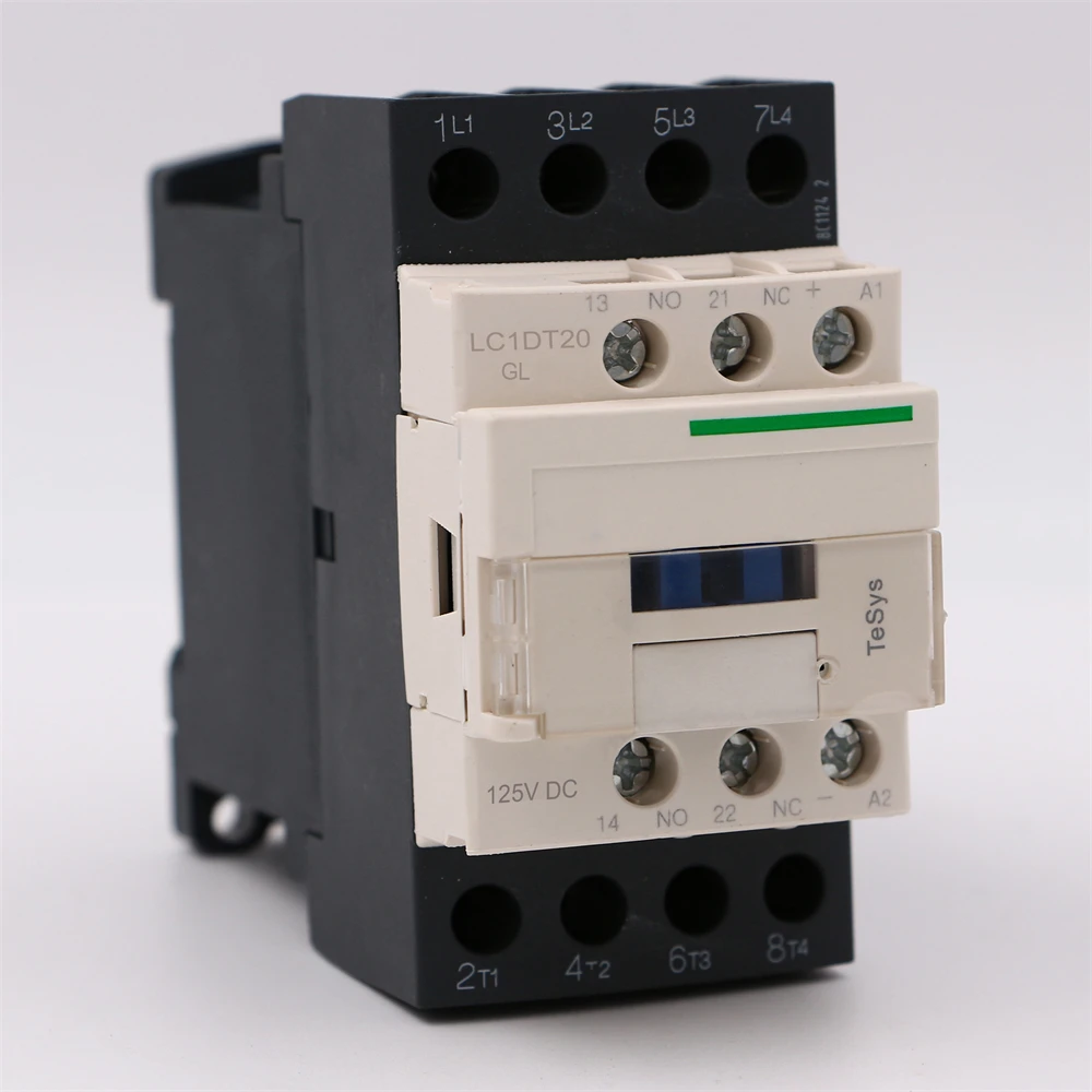 LC1DT20GL DC 전자기 접촉기 4P 4NO LC1-DT20GL 20A 125V DC 코일