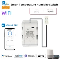 Ewelink WiFi Temperature and Humidity Sensor Security Home Automation Indoor Monitoring Thermometer Works with Alexa Google - Image 2