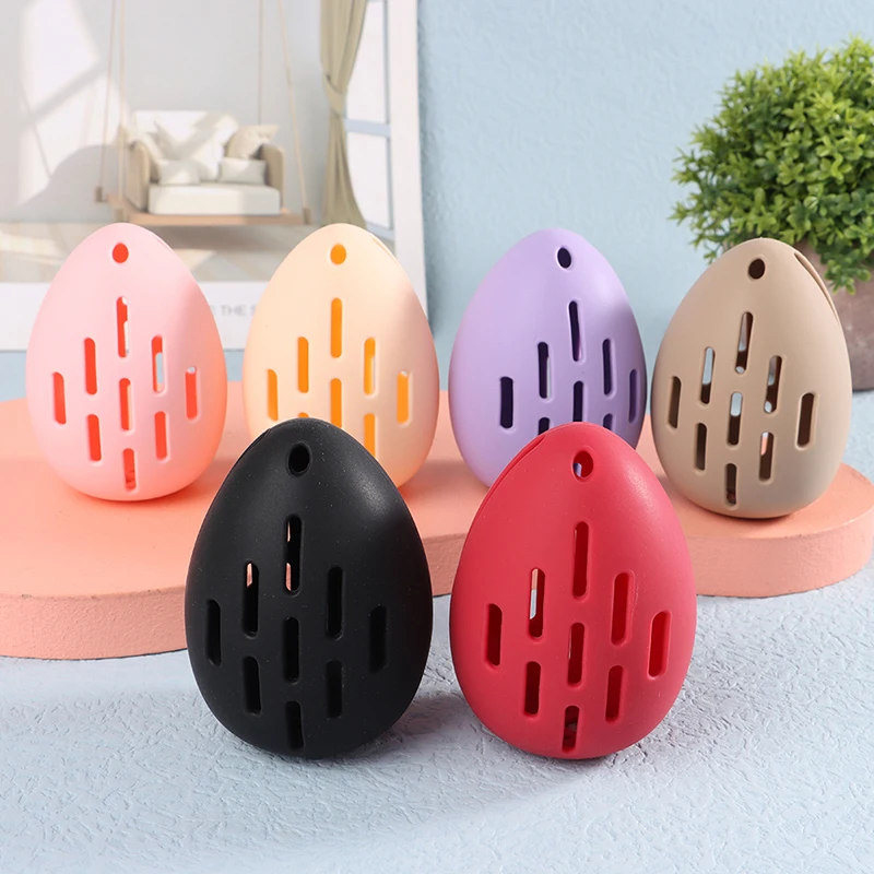 Makeup Sponge Holder Shatterproof Silicone Beauty Make Up Blender Case