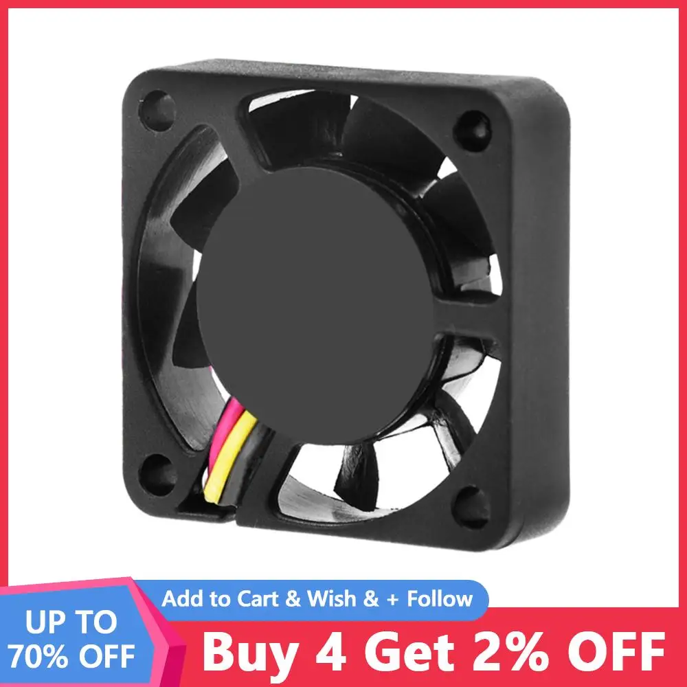 3 Pins 9 Blades Low Noise Cooler Cooling Fan DC 12V 40x40x10mm PC CPU Brushless Computer Case Fan Saving Design