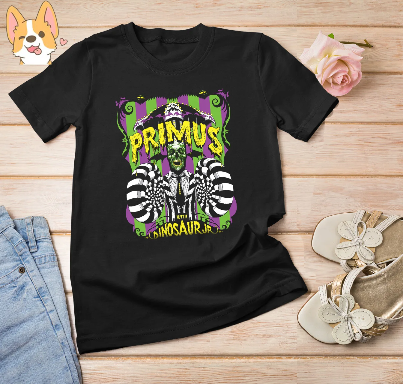 Maglietta A Maniche Corte Da Uomo Primus Black Unisex