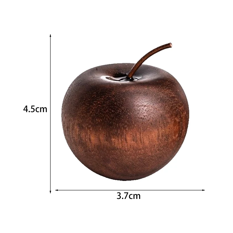 1/3pcs Of Wooden Apple Shaped Essential Oil Diffuser Fragrance Diffuser Suitable For Home Bathroom Car Decoration