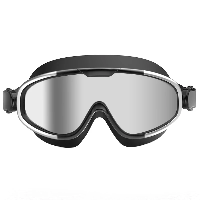 Large Frame Swimming Goggles for Adults HD Antifog Diving Glasses Men Women Waterproof Swim Pool Beach Eyewear swimming goggles
