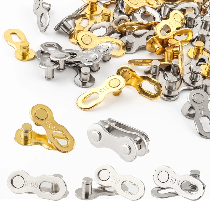 Bicycle Chain Connector MUQZI 5 Pairs 1 6/7/8/9/10/11/12 Speed Chain Link Bicycle Missing Link Connectors
