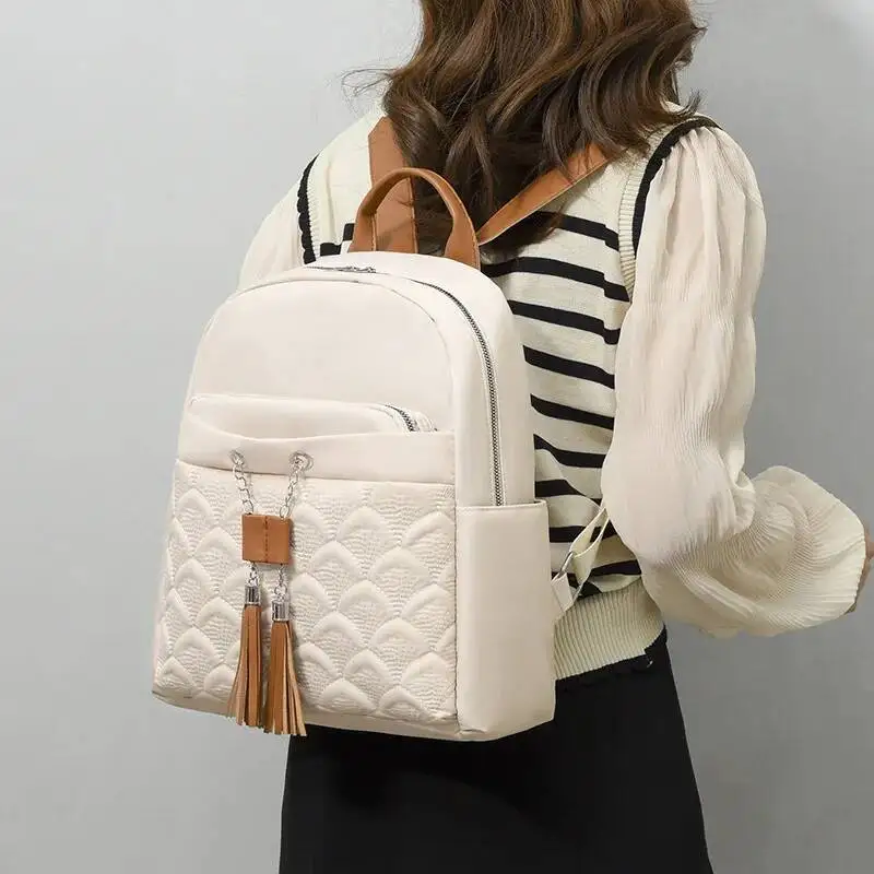 Gute Qualität Doppel Schulter Frauen Taschen Ins Taschen Im Angebot Mode Luxus Tasche Trendy Künstlerischen Nationalen Stil Beliebte Rucksack – Detail 16