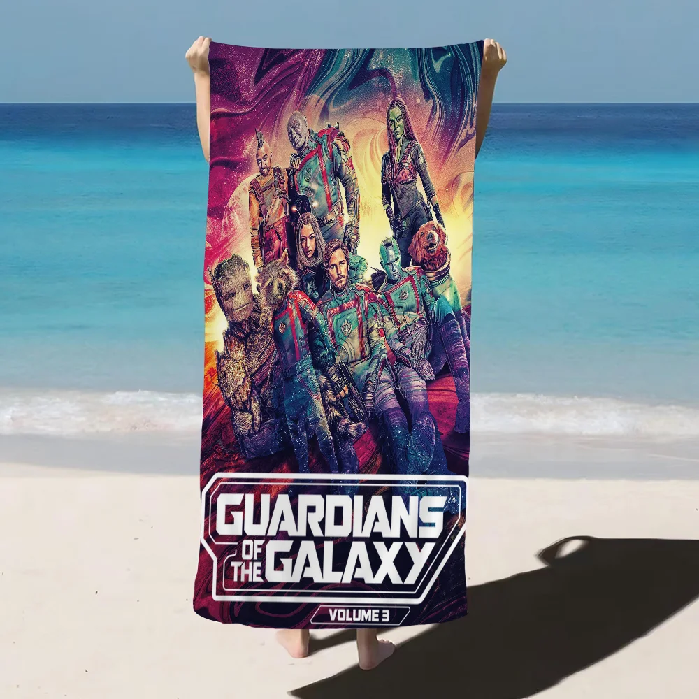 Sci-fi G-Guardians Of The G-Galaxy Microfiber Printed Beach Towel Mountain Climbing Yoga Swimming Running Absorbent Soft Towel 5