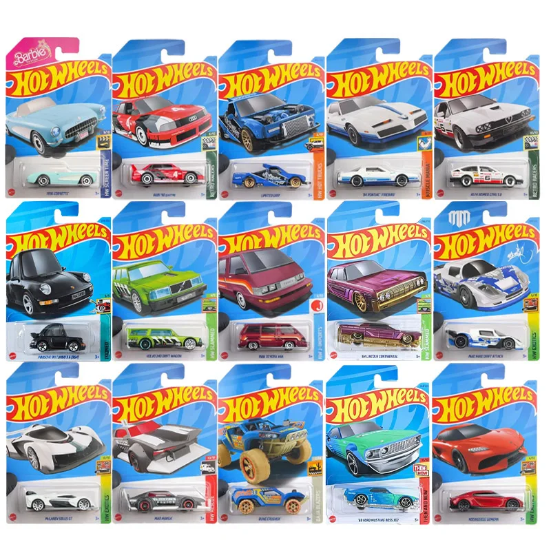 Ruote Calde Originali C4982-23Q 1956 Corvette Audi 90 Quattro Mclaren Solus Gt Volvo Porsche 911 1/64 Diecast Car Toy Regalo Per Bambini