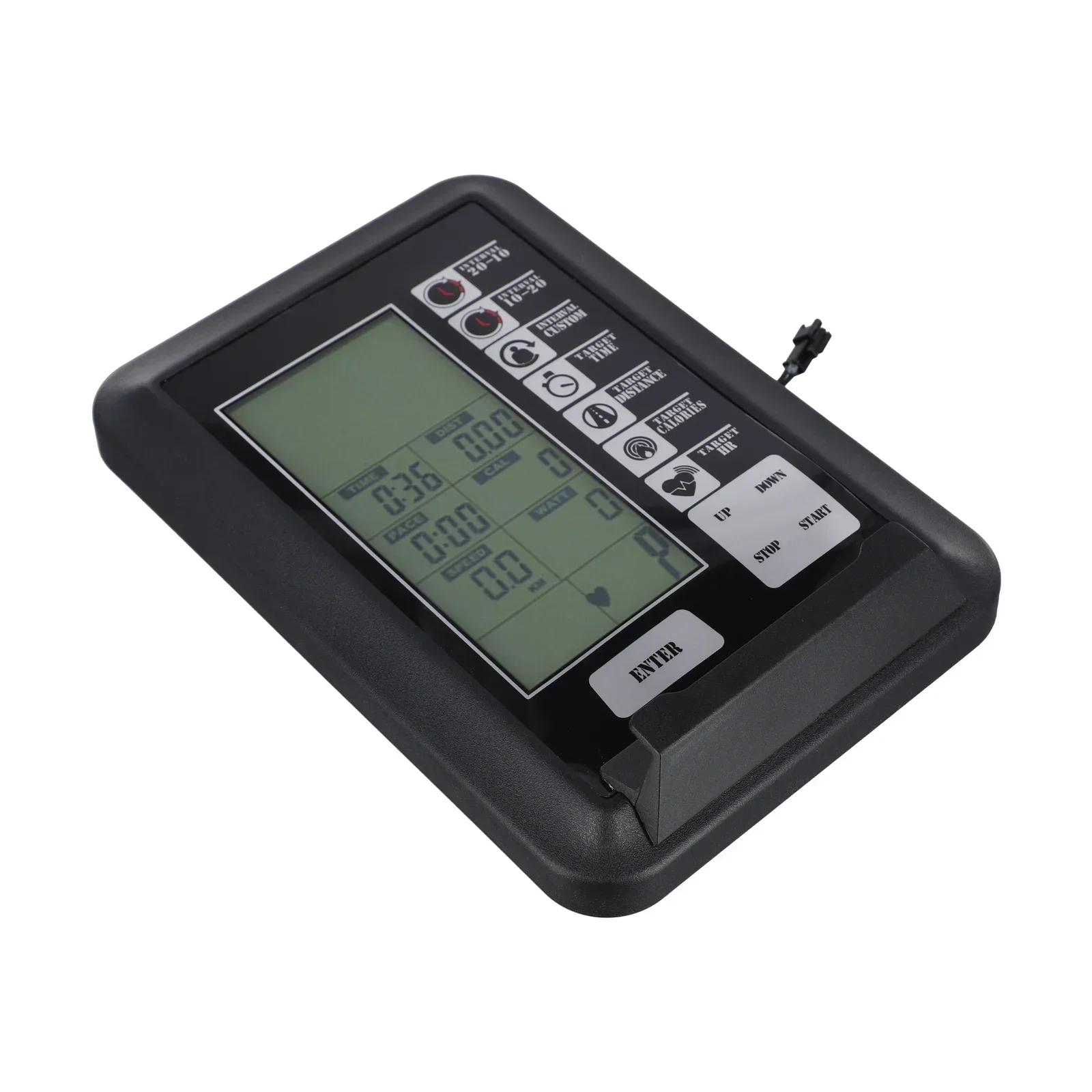 Exercise Bike Monitor Speedometer Stationary Bike Elliptical Trainer Display Multi-functional Exercise Bike Display Accessories 5
