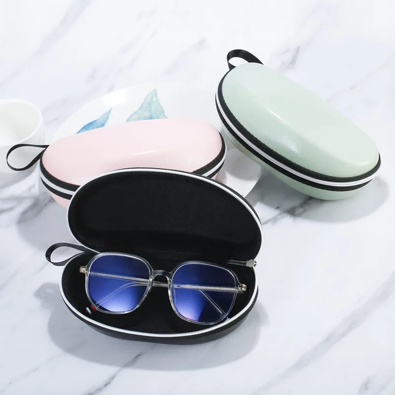 

1PC Retro Unisex Color Printed EVA Reading Eye Glasses Case Zipper Eyeglasses Box Spectacle Cases Eyewear Accessories