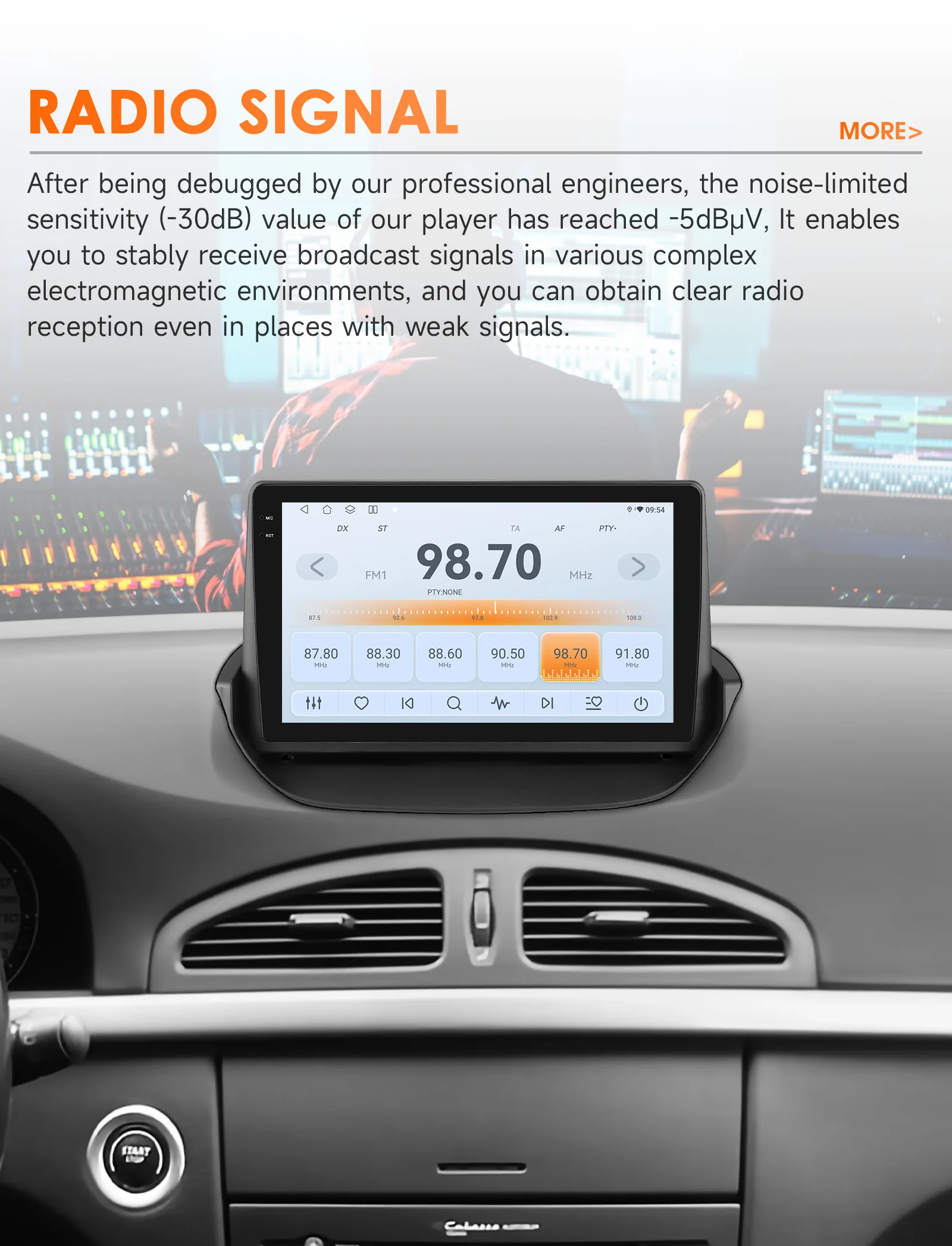 Hizpo Autoradio für Renault Laguna 2 2001–2007 Drahtlose Carplay Intelligente Systeme 2din Autoradio Stereo 360 Kamera GPS RDS – Detail 21