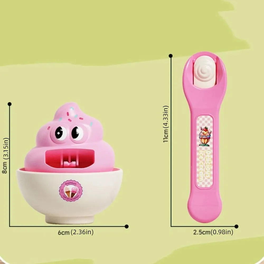 Novelty Food Feeding Ice cream Pudding Set Feeding Role Play Simulation Ice cream Pudding Japanese 3D Play House Toys Gift