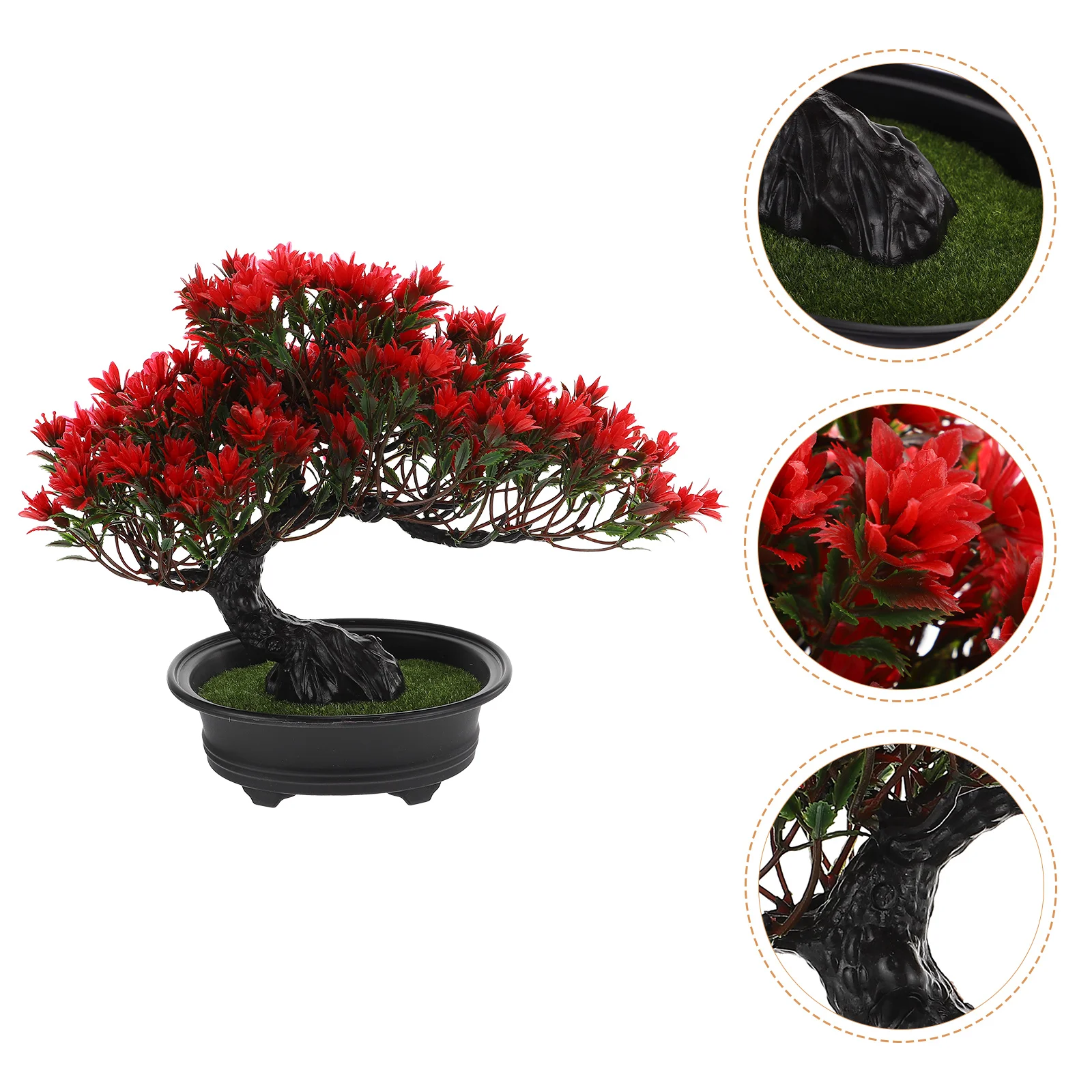 

Fake Potted Plants Fake Greenery Plant Artificial Potted Flowers Faux Plants Artificial Tree Simulation Guest Welcoming