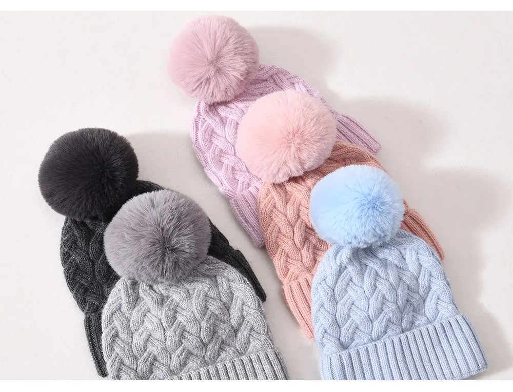 Jxwatcher Strickmütze aus Kaschmirwolle mit Satin-Futter, 2025, neuer Stil, Damen-Wintermütze, bequem, warm, Skullies, weiblich – Detail 40