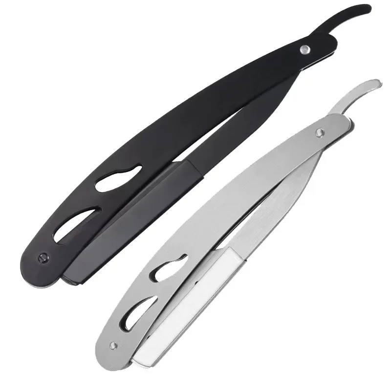 

Stainless steel razor Manual Shaver Shaver holder Home commercial folding vintage razor