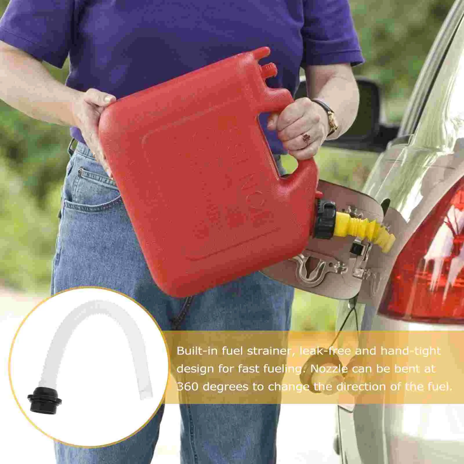 Replacement Nozzle & Cap Spout Vent Kit for Gas Cans (Set