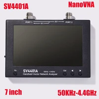 SV4401A 7 inch Touch LCD 50KHz ~4.4GHz Vector Network Analyzer HF VHF UHF Antenna Analyzer Upgrade of NanoVNA VNA 1