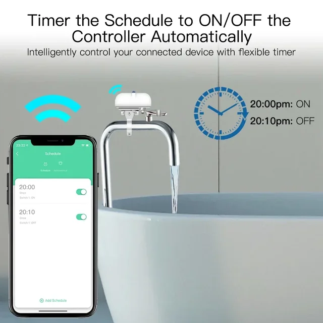 Tuya Smart WiFi/ZigBee Water Gas Pipeline Auto Shut OFF Valve Controller Smart Life APP Remote Control With Alexa Google Home 4