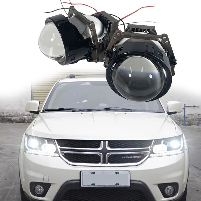 

Лазерный проектор 12 в 5500k Bi Lens Retrofit для Dodge Grand Caravan 2011 2012 2013 автомобильный проектор линза аксессуары для лампы