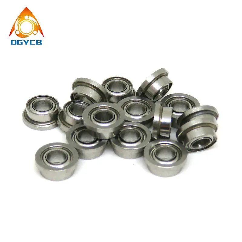 10Pcs SFR133 Zz 2.38X4.762X2.38 Mm ABEC7 Roestvrij Flens Hybride Keramische Lagers R133 FR133 SFR133C Z si3N4 Bal Flenslager