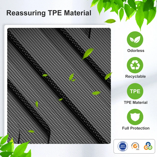 308595-be6d76.jpg سجادات أرضية لسيارة Chevy Silverado/GMC Sierra 1500 2019-2025 Crew Cab، 2020-2025 SLV/SRA 2500 3500 HD