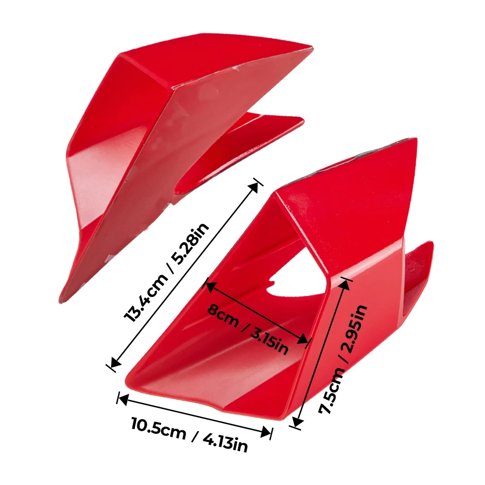 Tampa Motocicleta Asas Protetor Carenagem Winglets CBR650 R 2019 2020 2021 2022 2023