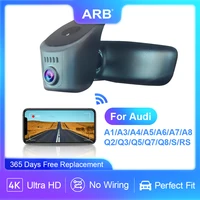 ARB 4K Dash Cam for Audi A3 Q5 A4 Q3 A6 Q7 A1 Q2 A5 Q8 A8 TT RS S 2013 to 2024, High Definition Dashboard Camera DVR