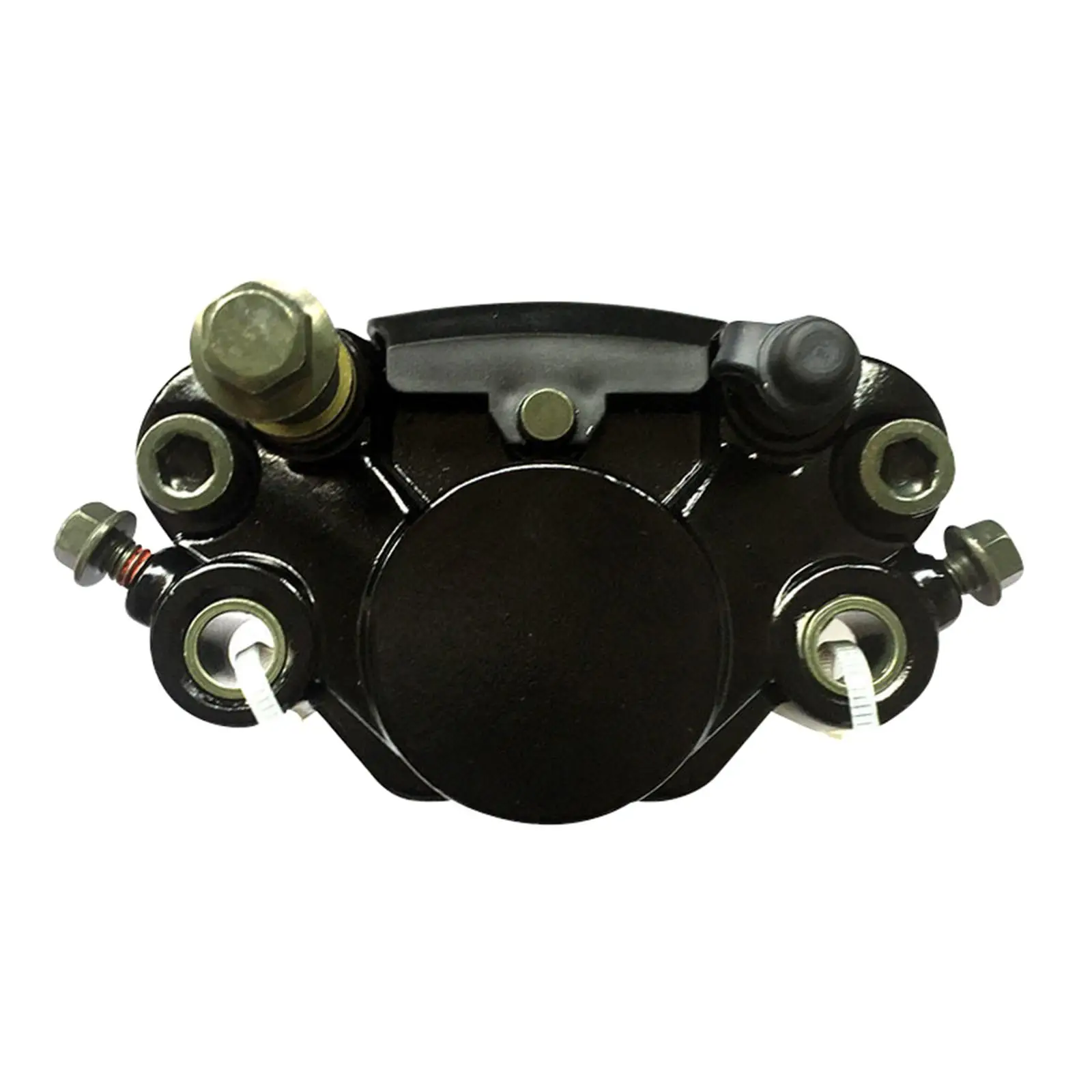 

Motorcycle Hydraulic Front Rear Brake Caliper ,Black Durable Replaces Master Cylinder Brake Pad System