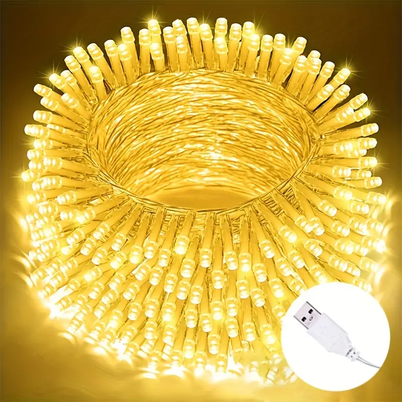 1pc LED Fairy Light Garland Mother's Day Christmas Tree Fairy Light Chain Home Wedding Party Holiday Decoration USB Powered