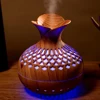 Aromatherapy Diffuser USB Recharge Flower Vase Wood Grain Humidifier Mist Humidifier for Office/Home/Nursery/Study/Yoga Room 3