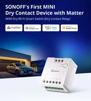 SONOFF MINI-D Wi-Fi Smart Switch First MINI Dry Contact Relay Device with Matter Supports AC/DC Power Supply Contactor Control - Image 2
