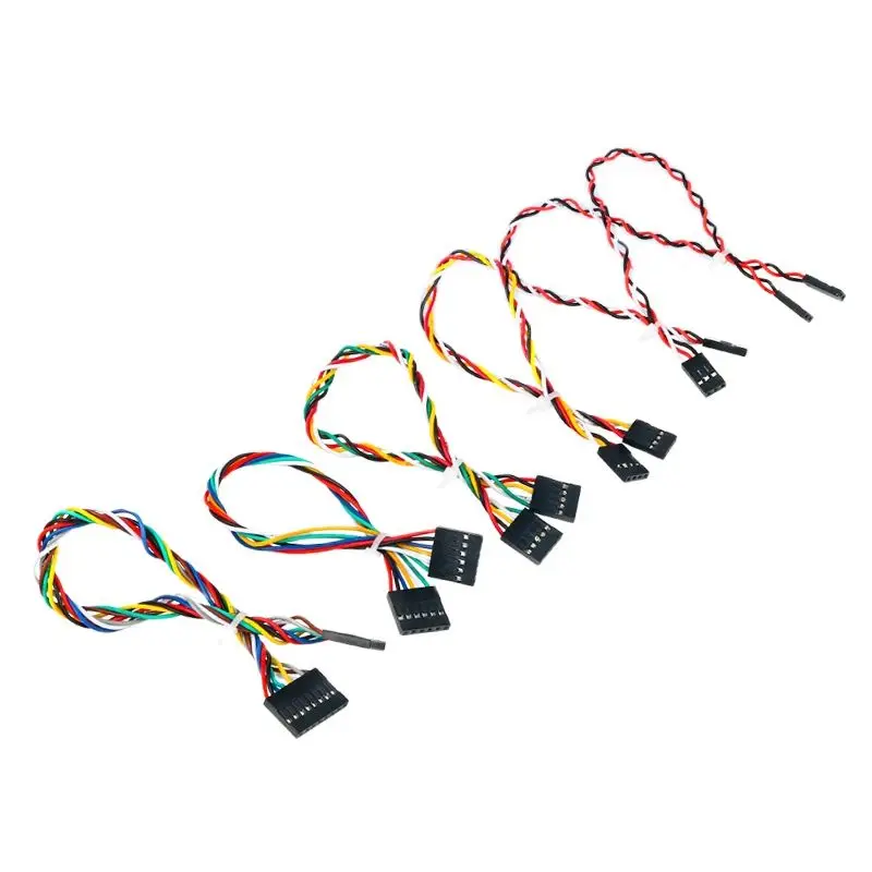 

Double-ended Dupont line rehearsal line 2P/3P/4P/5P/6P/8P line length 20cm spacing 2.54mm single female head