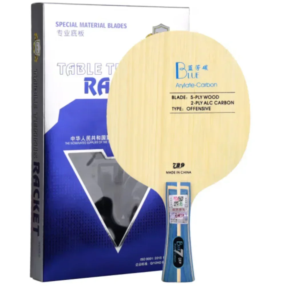 Table tennis blade 729 Blue ALC Carbon Table Tennis Blade Professional Offensive Ping Pong Blade 5 + 2 External ALC for Quick Attack with Loop