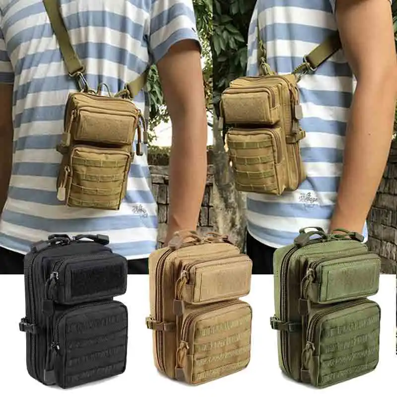 

Multifunction Tactical Pouch Military Molle Hip Waist EDC Bag Wallet Purse Phone Holder Bags Camping Hiking Hunting Fanny Pack