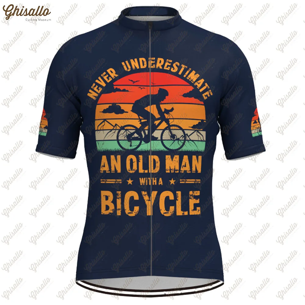 thumbnail image 1 of Conjunto de sudadera de ciclismo de manga corta para hombre, maillot de MTB, ropa de ciclismo, camiseta de verano para hombre mayor, nuevo, 2022, 1 of 5