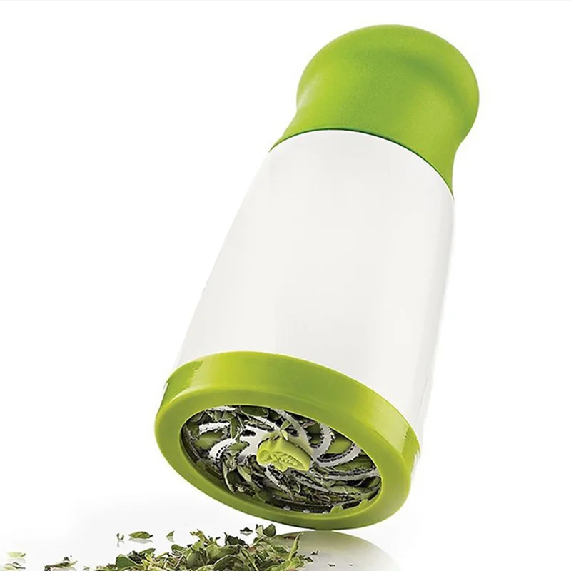 Manual Herb Grinder Vegetable Chopper for Coriander Cilantro Parsley - Kitchen Tool Gadget Spice Mill for Chili And Other Herbs