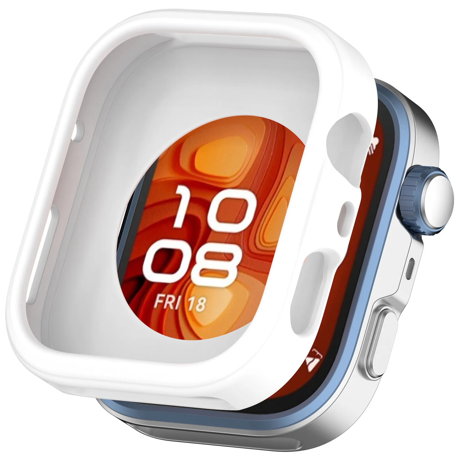 Premium Soft Silicone Protective Case for Smartwatch Screen Protection
