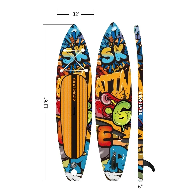 

Skatinger 2022 new design surfing paddle board surfboards surfing water sports